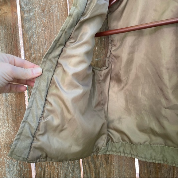 KIDs HQ Boy’s Brown Tan Full Zip Vest - Picture 6 of 10